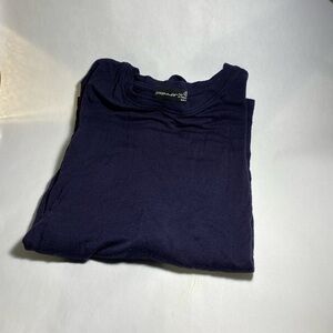 Navy blue long sleeve - light weight; Size S
